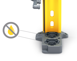 De medfølgende blindpropper giver yderligere sikkerhed.