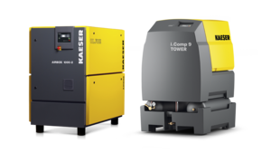 Oliefri stempelkompressorer som komplette anlæg fra Kaeser Kompressoren.