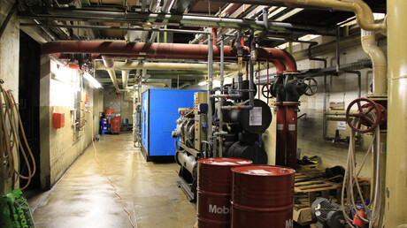 Gammel trykluftstation hos ZF Friedrichshafen