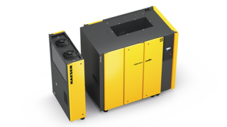 Skruekompressor CSDX med indbygningstørrer.