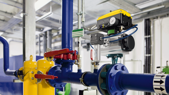 DHS 4.0 monteret i en trykluftstation.