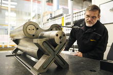 Måling af et Omega-rotationsstempel i Gera