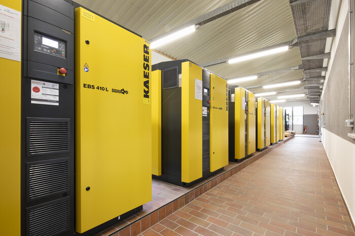 Energibesparende drift med EBS-skrueblæsere fra KAESER.
