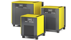 Kompakt KRYOSEC-køletørrer i TAH-, TBH- og TCH-serierne fra Kaeser Kompressoren