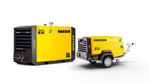Mobilkompressor med generatorkombination