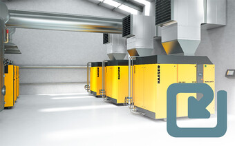 Varmegenvinding til udnyttelse af overskudsvarme og tilslutning til et returluftkanalsystem