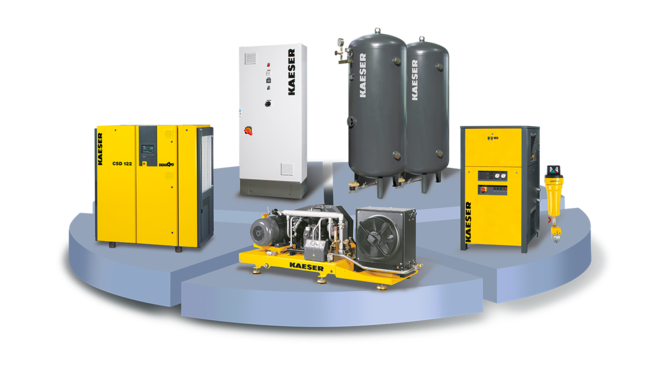 SIGMA PET AIR systemets 5 komponenter