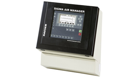 Overordnet maskinstyring Sigma Air Manager fra Kaeser Kompressoren.