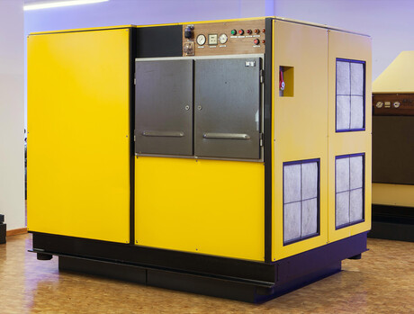 Den første Kaeser kompressor.