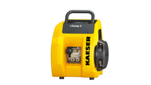 Den bærbare version af stempelkompressoren i.Comp 3 fra Kaeser Kompressoren.