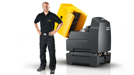 Service på i.Comp 9 Tower er legende let takket være kabinetet, der kan klappes op.